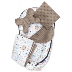 5 delni komplet Jukki Comfort Gray Morning Minky